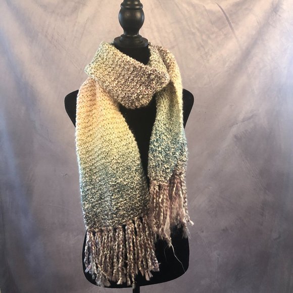 Never Worn - Hand Knit Scarf and Hat Set - Picture 1 of 5